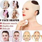 Маска-шейпер для подтяжки лица, маска для сна на все лицо, подтяжка подбородка, щек, пояс для похудения, бандаж для тонкого массажа лица