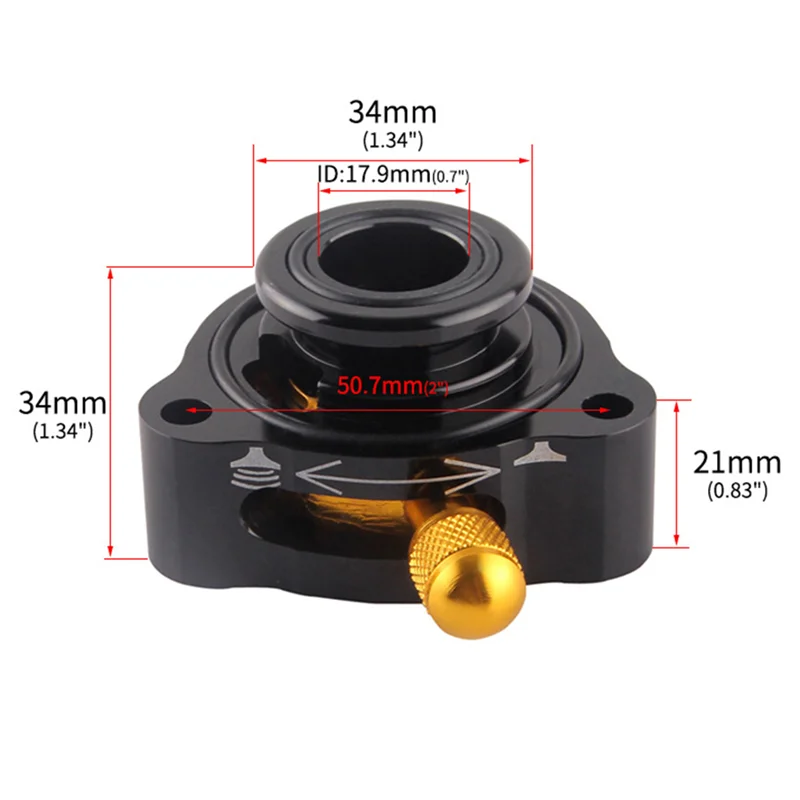 

Car Turbo Adjustable Blow Off Valve Adapter Spacer for Fiat Punto Evo 1.4 Multiair 123Ps Loud Bov1148
