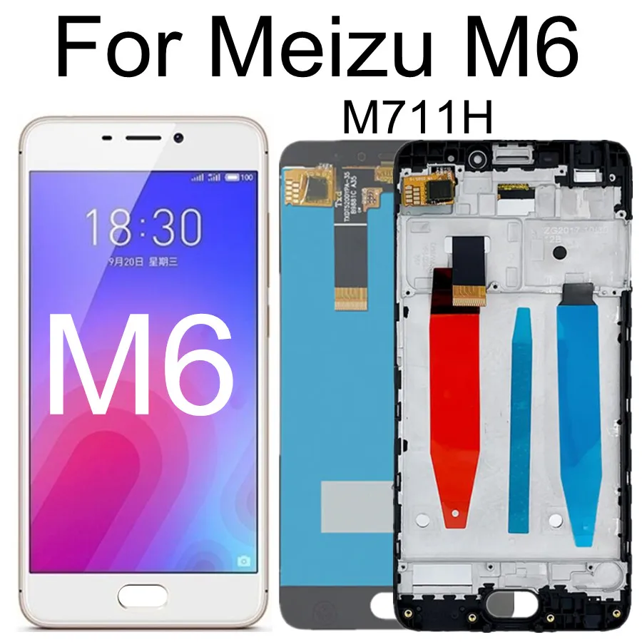 

5.2 LCD For Meizu M6 M711H M711M M711Q LCD Display Touch Screen Assembly Replacement for Meizu Meilan 6 M711H LCD