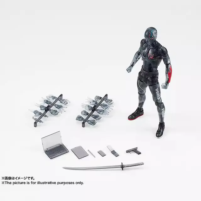 Экшн-фигурка черная ограниченная 15 см подвижная мультяшная живопись эскиз