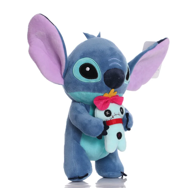 Плюшевые куклы Ститч Disney Мультяшные аниме игрушки Лило и плюшевые Stich подарок на