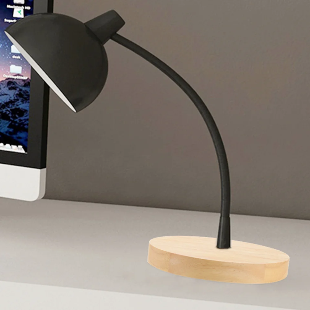 

Desk Lamps Table Base Wood Wooden Light Stand Natural Tabletop LED Display Round