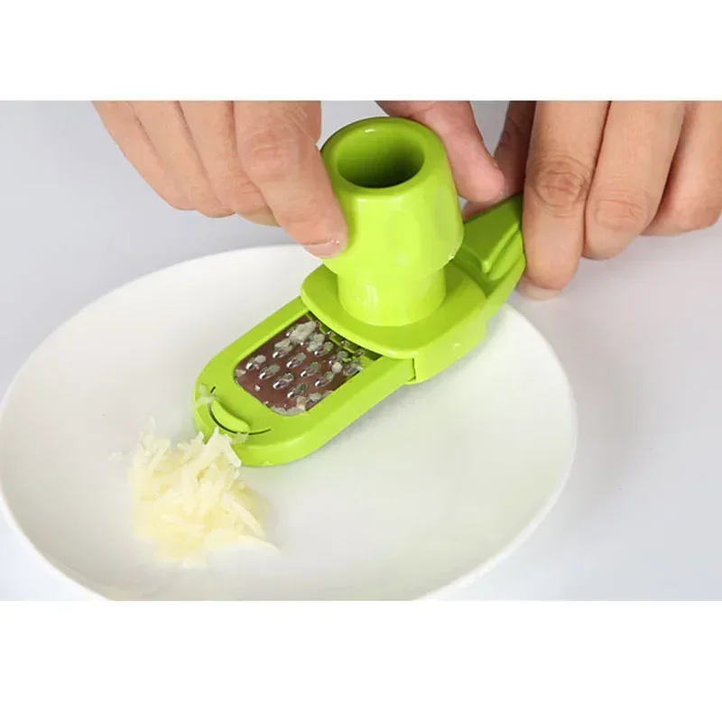 

1pc Stainless Steel Garlic Press Manual Garlic Grater Grinder Ginger Press Kitchen Accessories Chopper Crusher Slicer Cutter