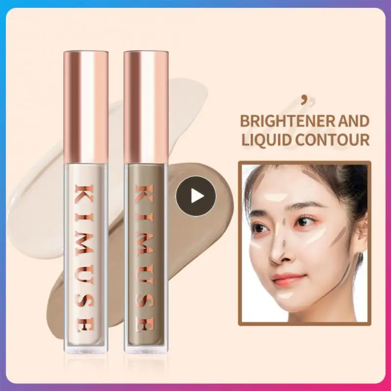 

KIMUSE Liquid Highlighter Repair Stick Glitter Eye Shadow Brighten Face Contouring Matte Side Nose Shadow Lying Silkworm Makeup