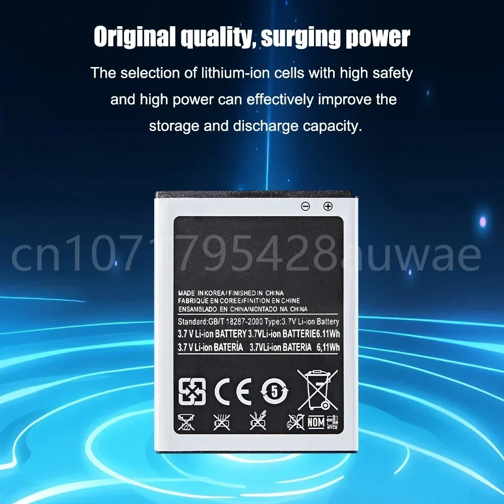 Оригинальный аккумулятор для Galaxy S2 I9100 I9050 B9062 I9108 I9103 I777 EB-F1A2GBU EB 524759 ВА ВК ВУ1650мАч