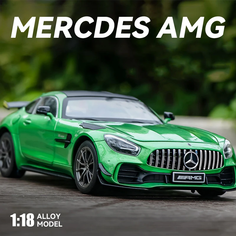 Модель автомобиля Mercedes-Benz GTR AMG из металлического сплава, 1:18 Модель автомобиля Mercedes-Benz GTR AMG из металлического сплава, 1:18