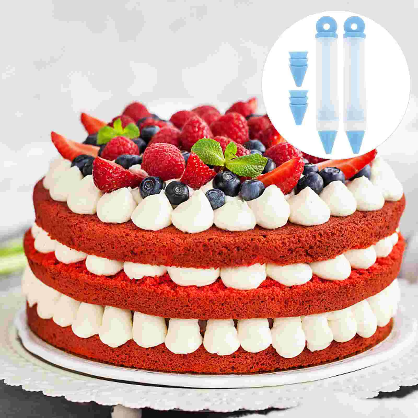 

2 Pens DIY Decorating Pens Dessert Piping Pen Decorative Pens For Cake