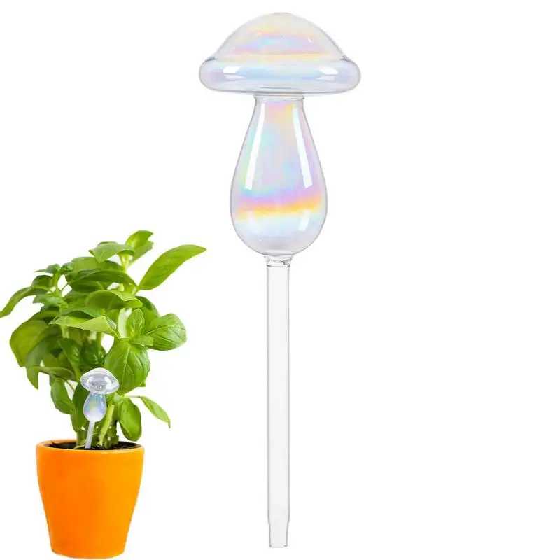 

Automatic Plant Watering Bulbs Self Watering Globes Glass Mushroom Shape Plant Waterer Plant Water Device Drip Irrigation System
