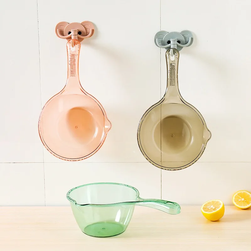 

Бытовая кухонная ложка для воды, утолщенная пластиковая ложка для воды, ложка для воды для ванны, Антискользящая ложка для шампуня с длинной...