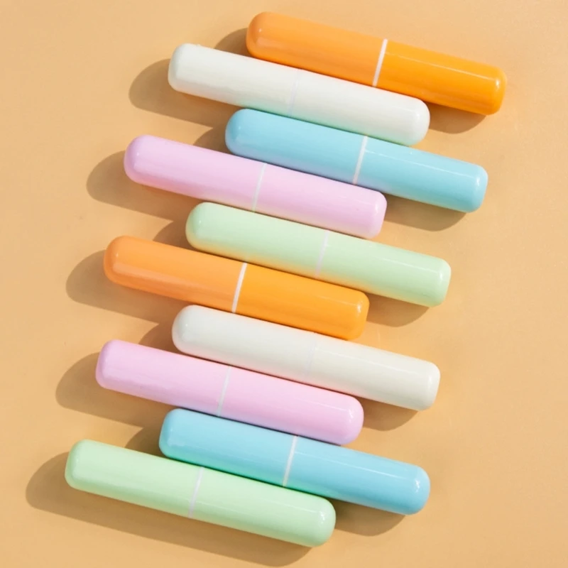 Нежная кисть из синтетического волокна для нанесения цвета и маскировки губ с