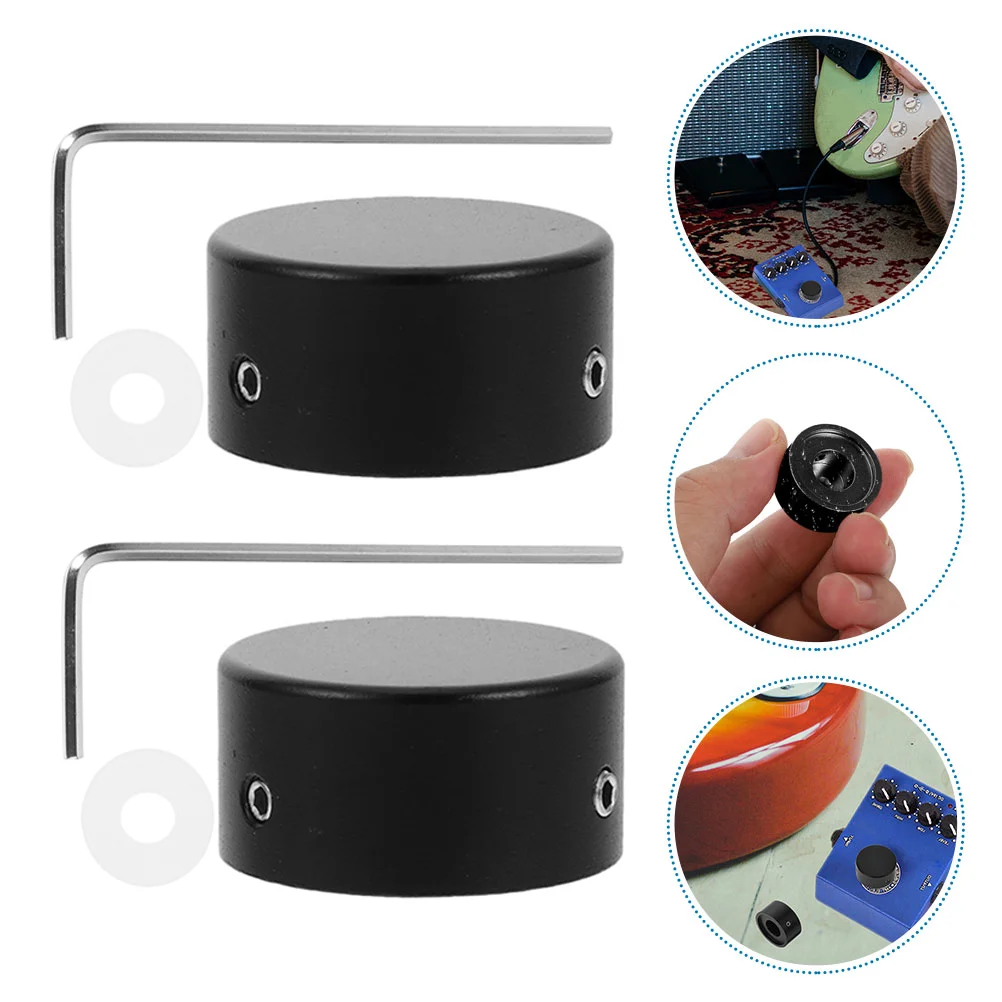 

Instrument Supplies Music Part Guitar Footswitch Topper Bass Pedal Spikes Toppers Effect Accessories Metal Practical Caps Knob