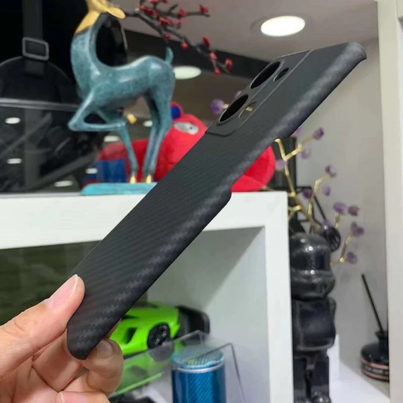 Carbon Fiber Case For OPPO Reno9 Plus Aramid Fiber Cover Lens Protector Shockproof Case For OPPO Reno9 Plus Phone Accessory