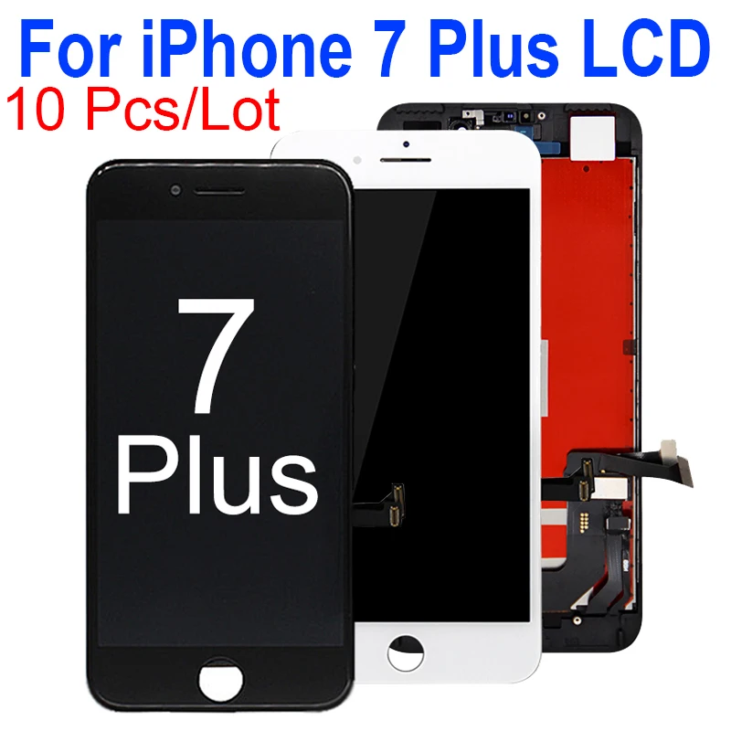 

100% протестированный ЖК-экран и дигитайзер в сборе для iPhone 7 Plus, Замена 3D Touch