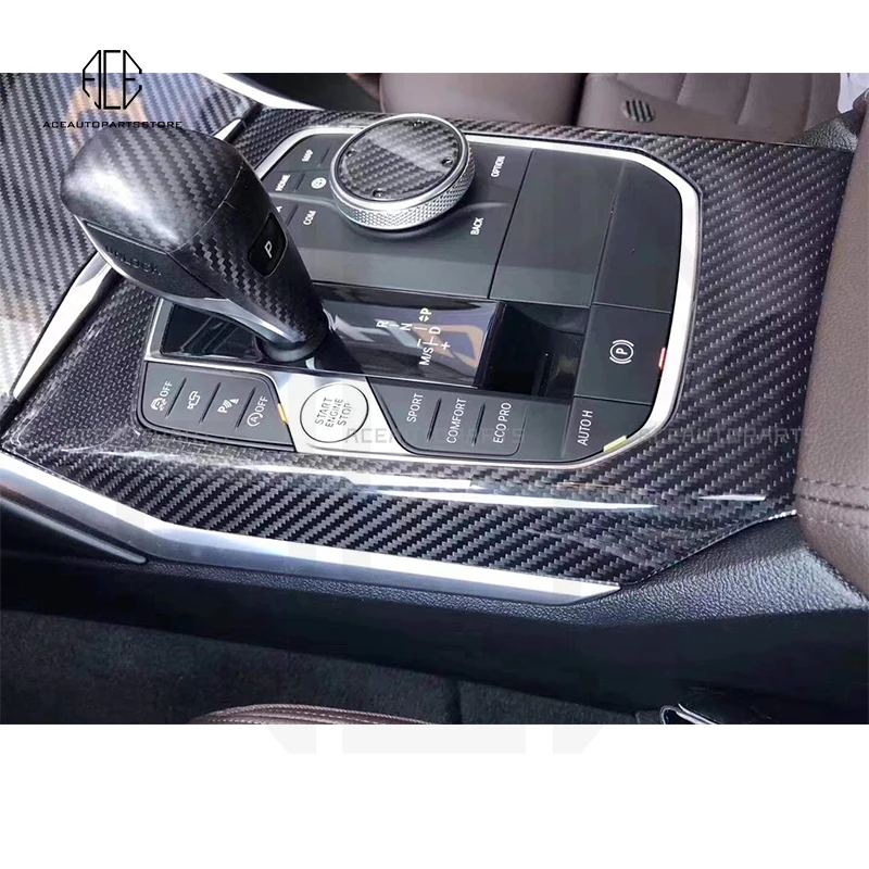 9 шт. для BMW 3 серии G20 G28 сухое углеродное волокно центральная панель управления