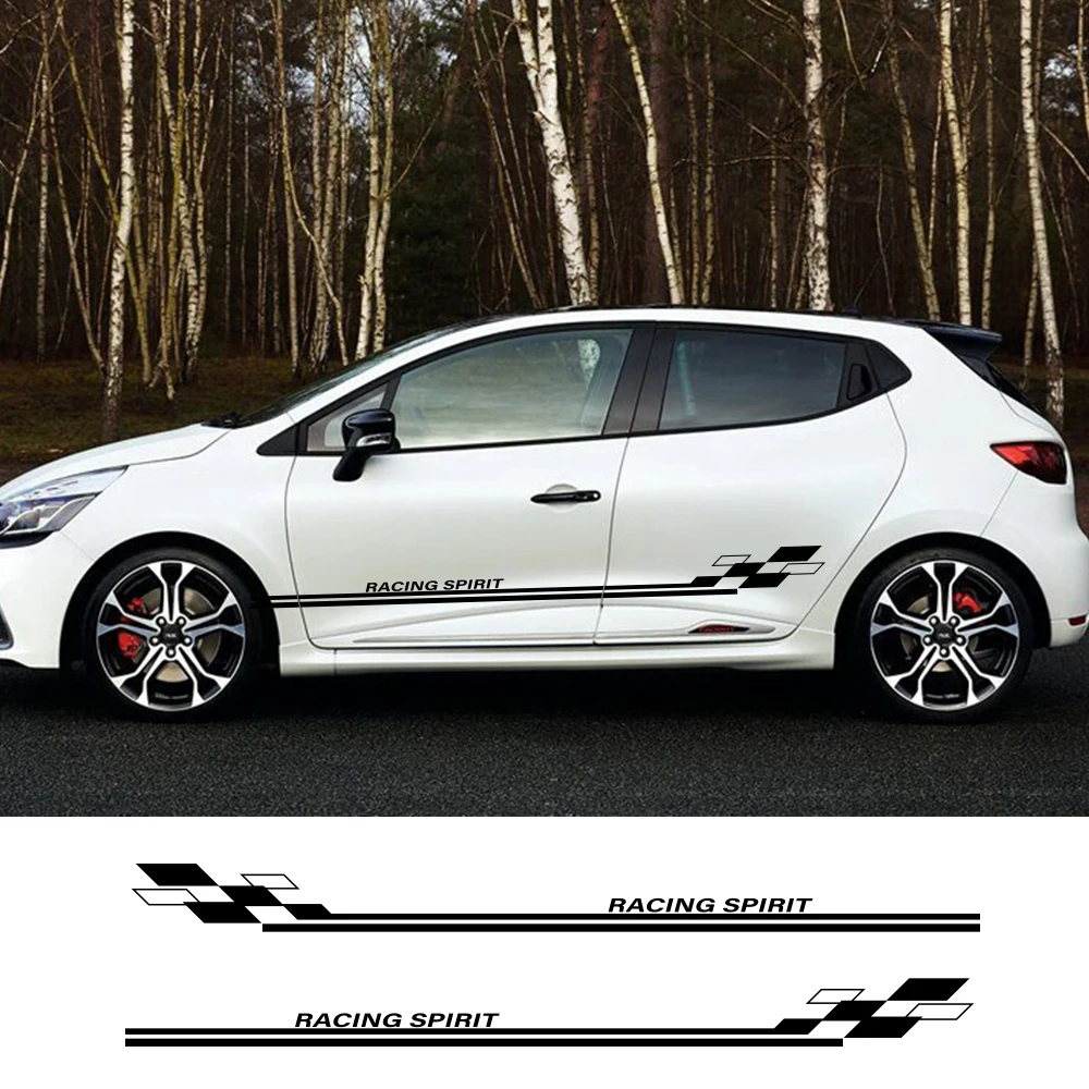 

2 шт., Виниловая наклейка на дверь автомобиля Renault Clio Megane Duster