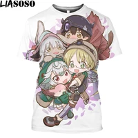 anime t shirts made in abyss 3d printed streetwear men women fashion t shirt harajuku loli girl oversize tees tops unisex tshirt