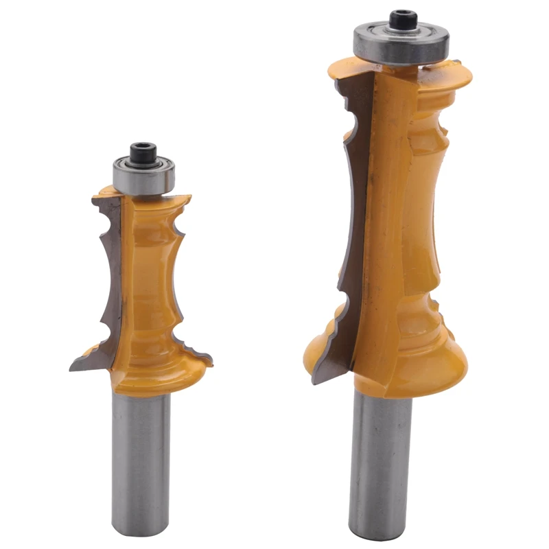 

Woodworking Milling Cutter Router Bit Set 1/2 Inch Shank Mitered Door & Drawer Panel Molding Router Bit Set(2Pcs)