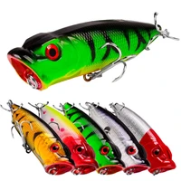 7 11g floating lure 7 3cm fixture with fishing hook poppers bait fishing trout carp fishing accessories saltwater temptation