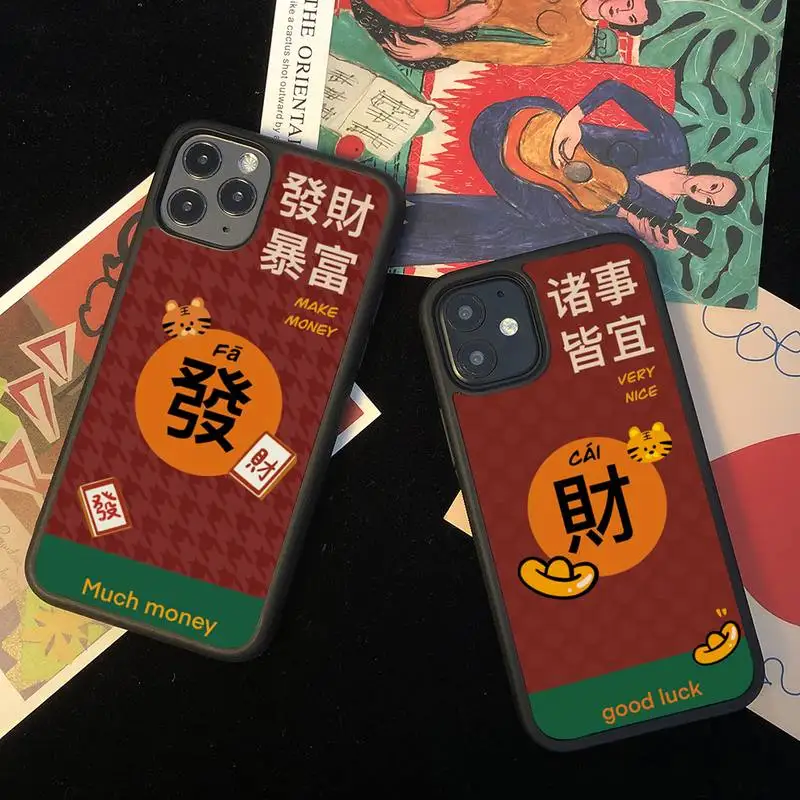 

Get Rich Couple Phone Case PC+TPU For Iphone 13 6S 7 8 Plus X Xs Max XR 11 12 MINI Pro luxury