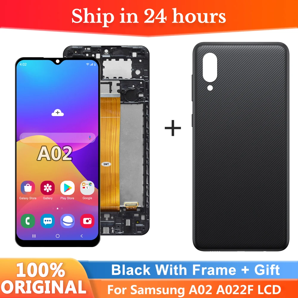 

100% Original 6.5'' For Samsung Galaxy A02 SM-A022 A022m LCD Display Touch Screen Digitizer Full SM-A022F/DS SM-A022G/DS Lcd