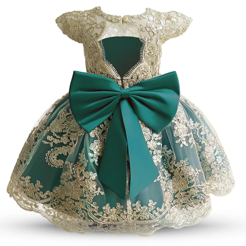 

Toddler Girl Evening Party Princess Dress Baby Girl Big Bow Tutu Gown Girls Birthday Wedding Ceremony Costume Baby Gala Clothes