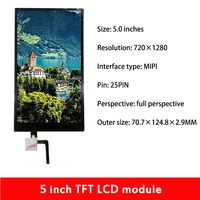tft lcd module display touch panel 5 0 5 0 inch 720%c3%971280 720p mipi handheld for projector diy sla 3d printer
