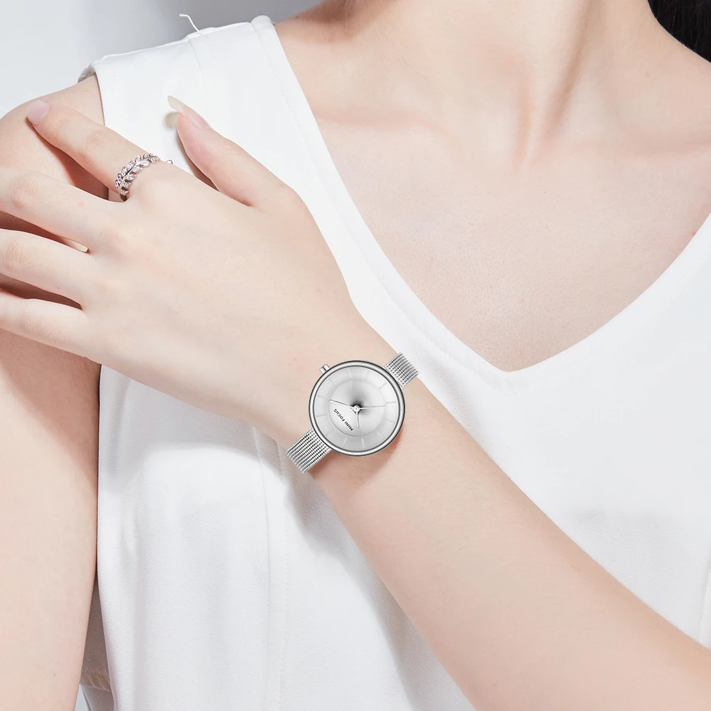 Элегантные часы MINI FOCUS для мужчин ультратонкие минималистичные кварцевые