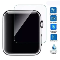 2pcs lot tempered glass for apple watch series 40mm 44mm 38mm 42mm 4 3 2 1 screen protector high clear protective cover film