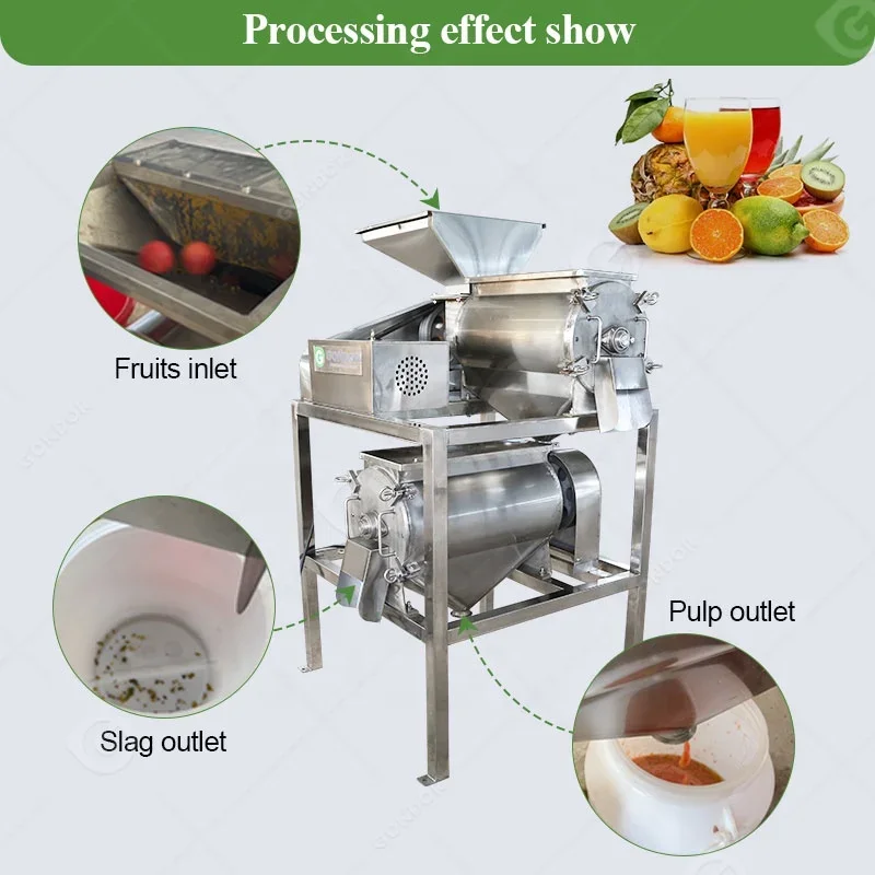 Томатное пюре Гадбулдора Де Фруктовая пульпер Процесс сока манго хурма Варенье