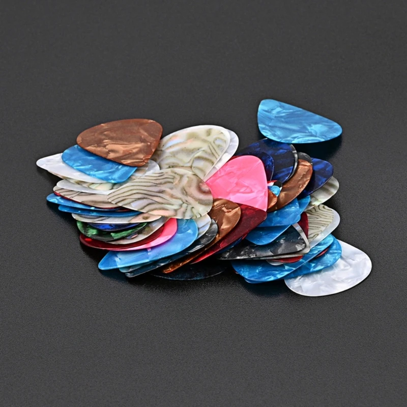 50 шт. медиаторы практичные целлулоидные 0 46 мм аксессуары для гитары бас-гитар