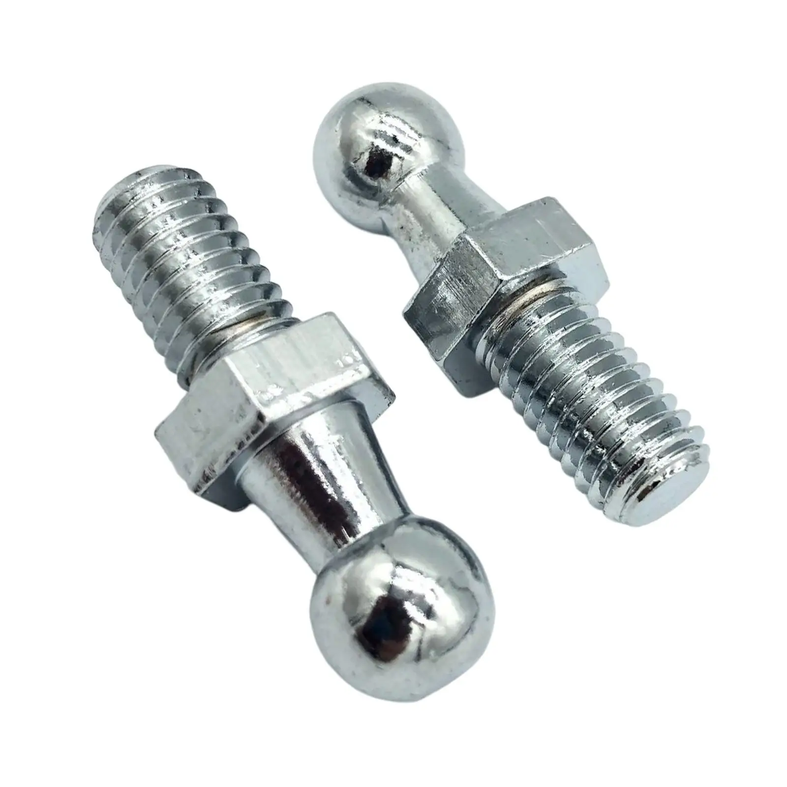 

2Pcs Ball Stud Pin Bolt Replacement Easy Installation Accessory Gas Strut End Fittings Universal 10mm M8 M6 Durable