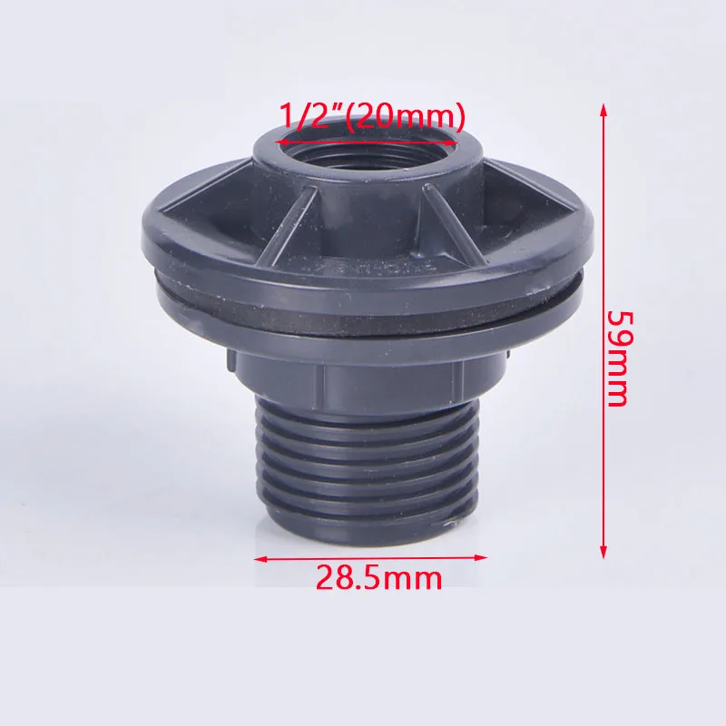 

TQSDYY Соединители для воды из НПВХ 1/2", 3/4", 1"