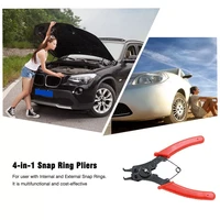 automobile accessories 4 in 1 snap ring pliers set diy circlip combination retaining clip jewelry circlip pliers internal extern