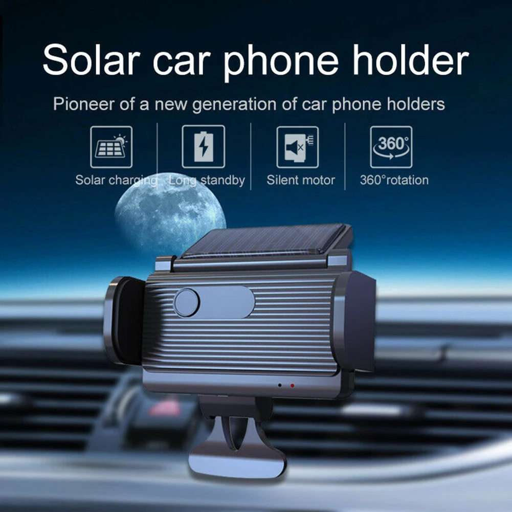 

Phone Stand Solar Car Mount Triangular Support Dashboard Rearview Mirror Mobile Phone Stand Navigation Bracket
