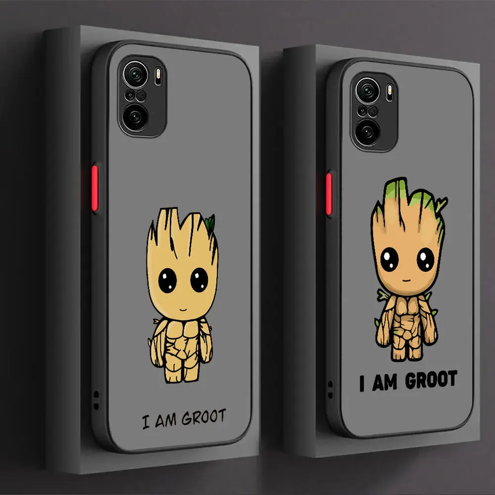 Marvel Lovely Groot Matte Phone Case For OPPO REALME 11 NARZO 60X 30 50 60 50A 50I 20 30A 2T 2 PRO PLUS PREME 5G