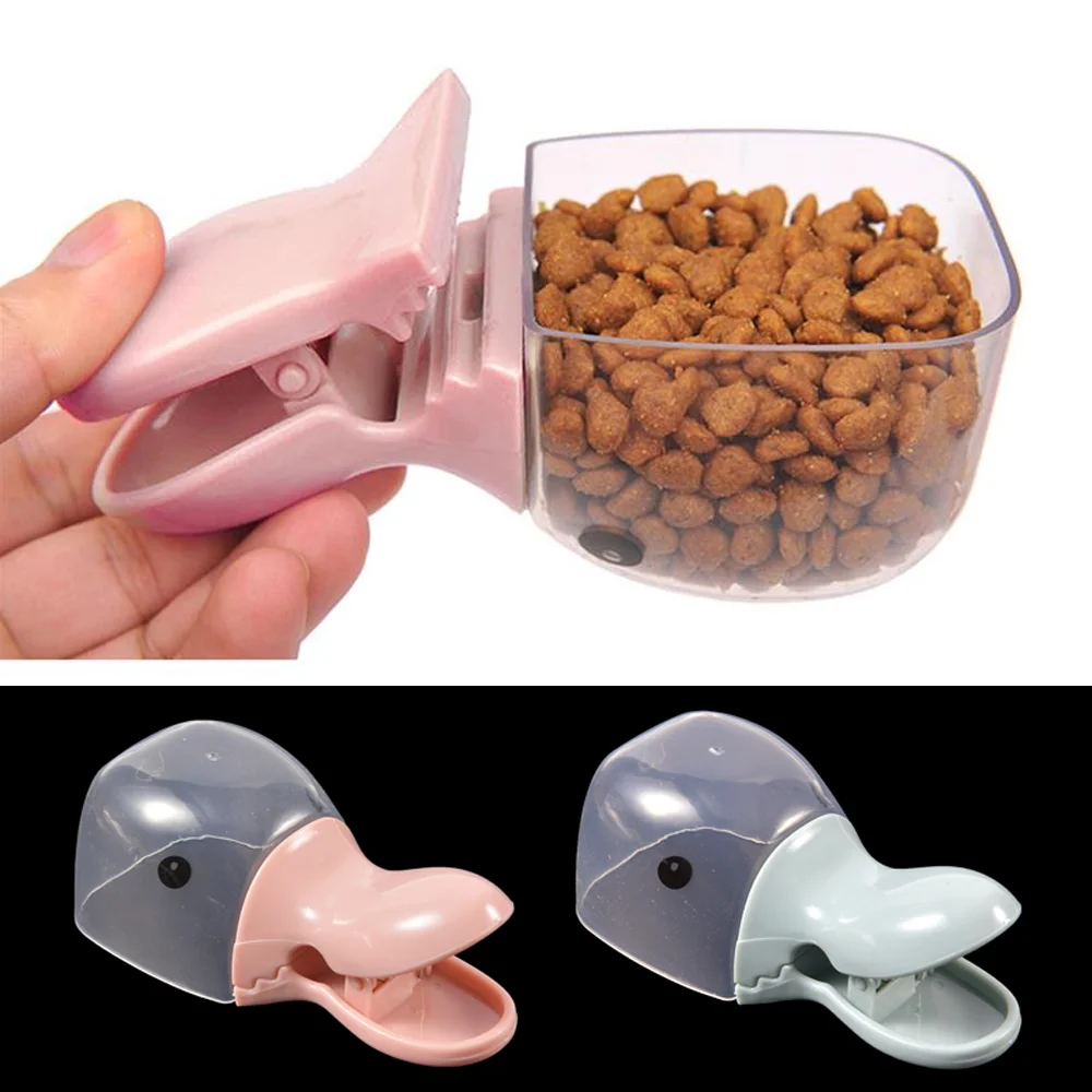 

1Pc Cute Cartoon Pet Food Scoop Plastic Duckbilled Multi-Purpose Cat Dog Food Spoon Pet Feeder Feeding Supplies