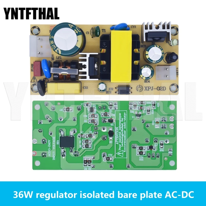 AC-DC 12V3A 24V1.5A 36W импульсный источник питания с чистой схемой от 220V до 12V 24V плата для замены/ремонта