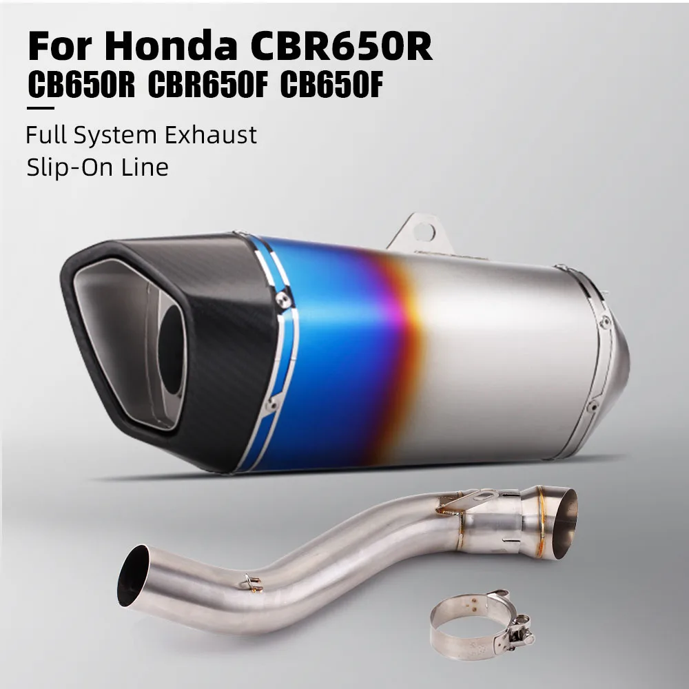 Для Honda CBR650R 19-20 CB650R 19-21 CB650F 14-18 CBR650F мотоциклетная выхлопная труба