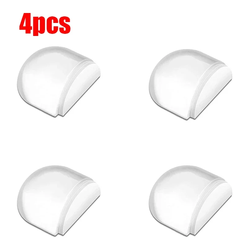 

1-8 шт. прозрачный дверной стопор, самоклеящийся дверной держатель, напольный дверной стопор для защиты стены и мебели