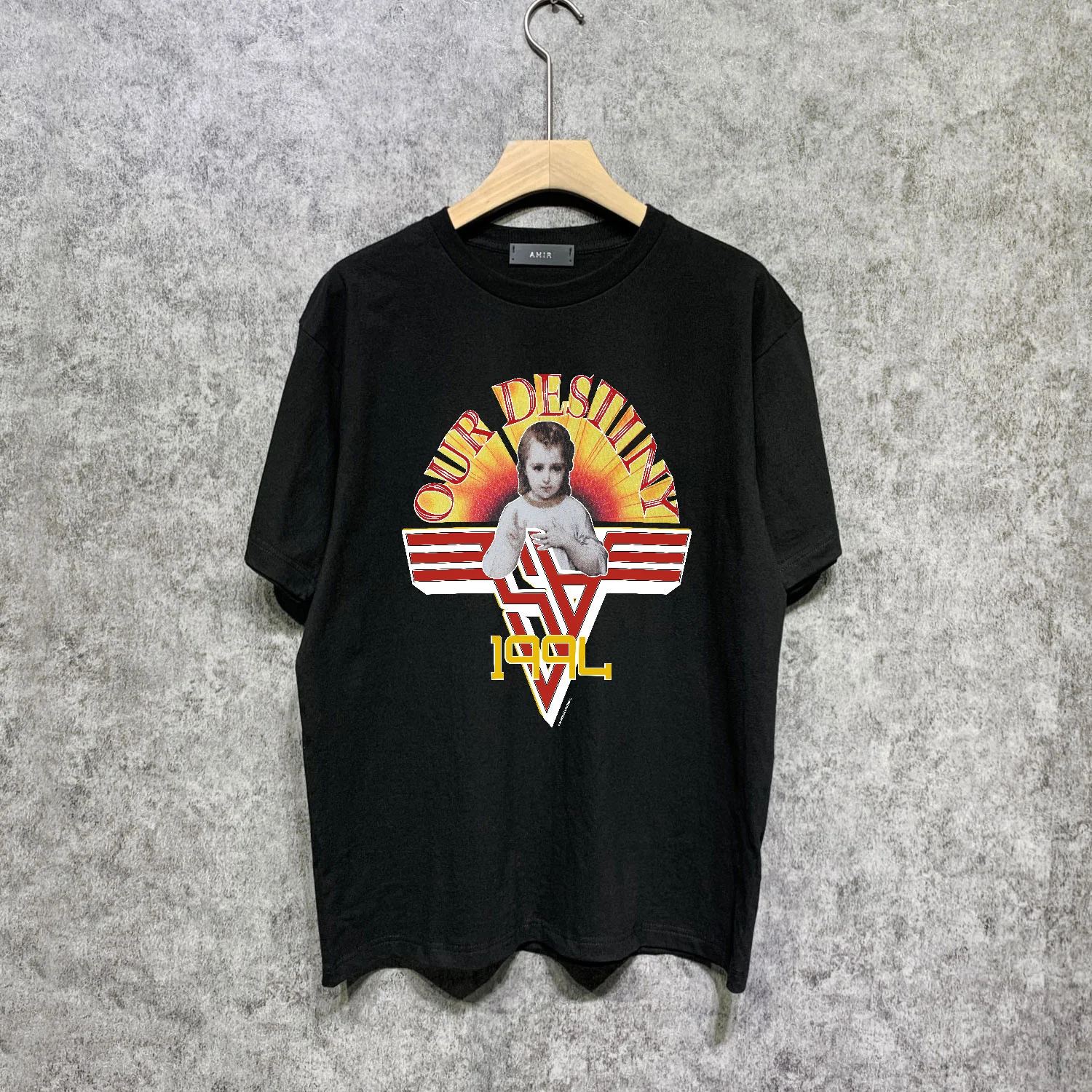 

AMR Summer Cotton T Shirts Men 2023 Simple Neck Stretch Solid New Tops Clothing Casual Tshirt Man Streetwear Cool Tee Shirts