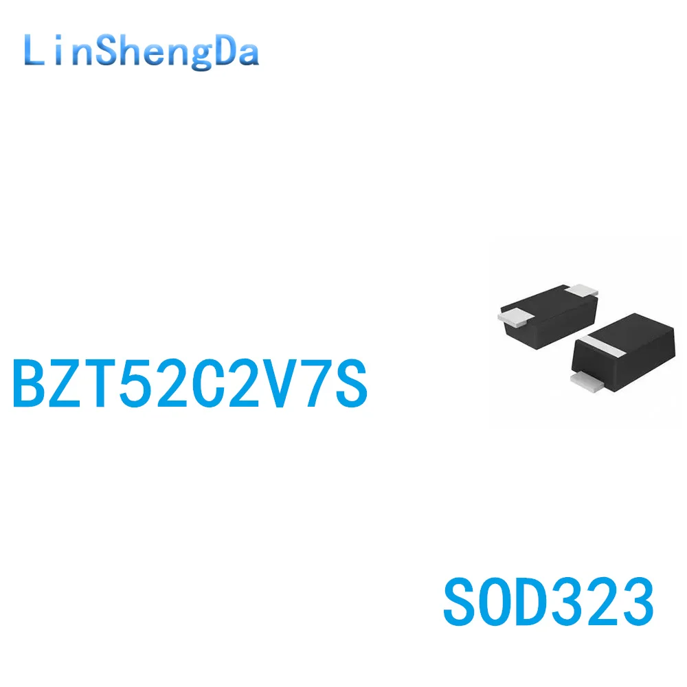 SMD диод регулятора напряжения BZT52C2V7S 2,7 в SOD323 0805 W1 1 1 диск 3K = 130 юаней