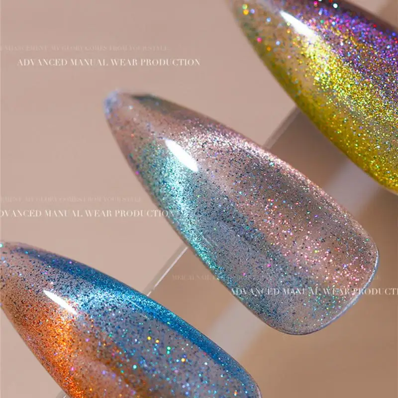 

Show White Clearly Popular Nail Gel Spar Cats Eye Ice Through Nail Polish Healthy Ingredients All-match Temperament