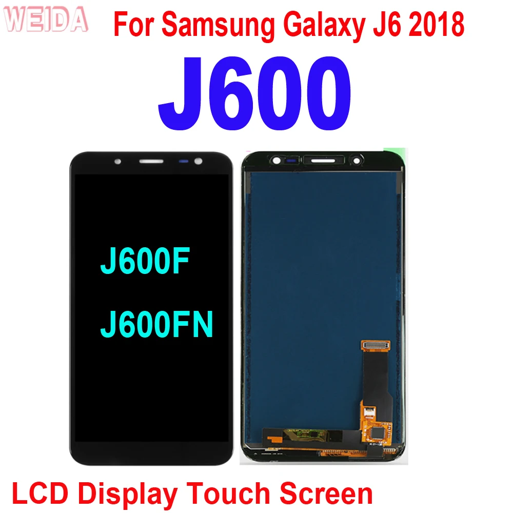 

AAA+ LCD For Samsung Galaxy J600 J6 2018 J600F LCD Display Touch Screen Digitizer Assembly Replacement for Samsung J600 LCD Tool
