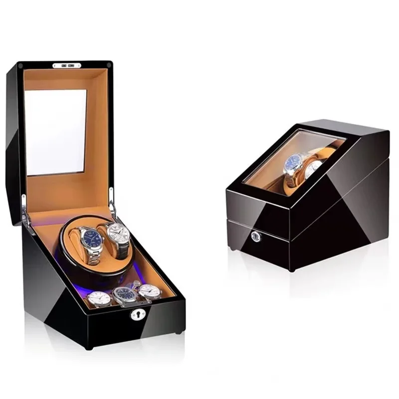 Automatic Winding Shaking Table Turntable Mechanical Watch Chain Box Shaking Table Storage Boxes Wholesale Waterproof Watches