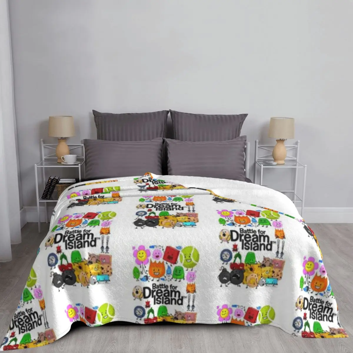 Ультрамягкое одеяло из микрофлиса Battle For Dream Island