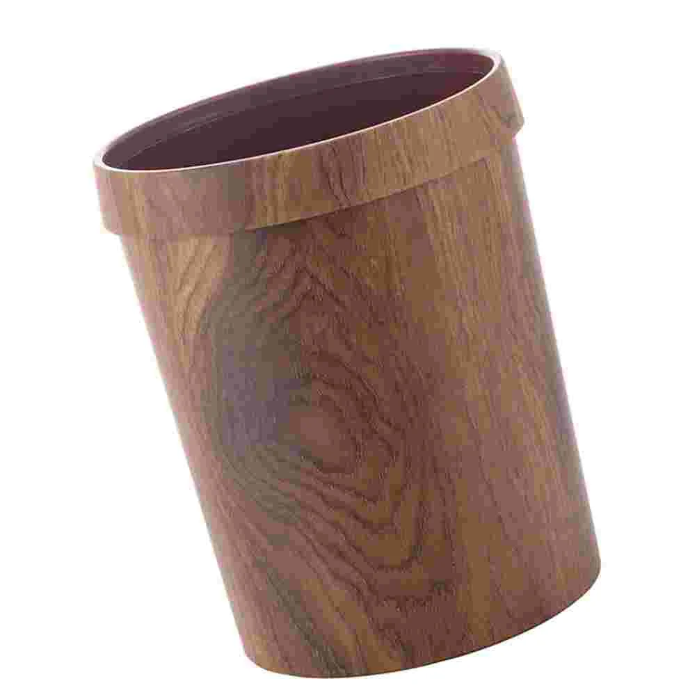 

Basket Decor Retro Waste Can Work Desk Decor Small Trash Can Trash Bin Outdoor Vintage Rubbish Bin Mini Garbage Can