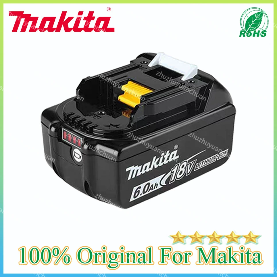 

Makita оригинальная 18 в Makita 6000 мАч литий-ионная аккумуляторная батарея 18 в сверло сменные батареи BL1860 BL1830 BL1850 BL1860B