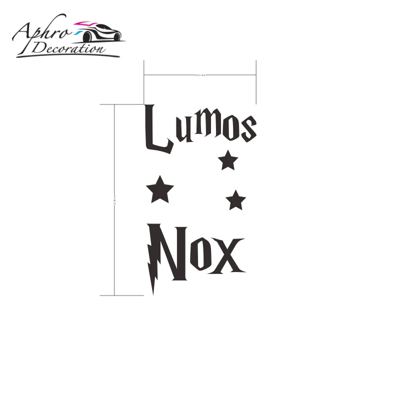 Lumos Nox наклейки на переключатель света современные водонепроницаемые креативные