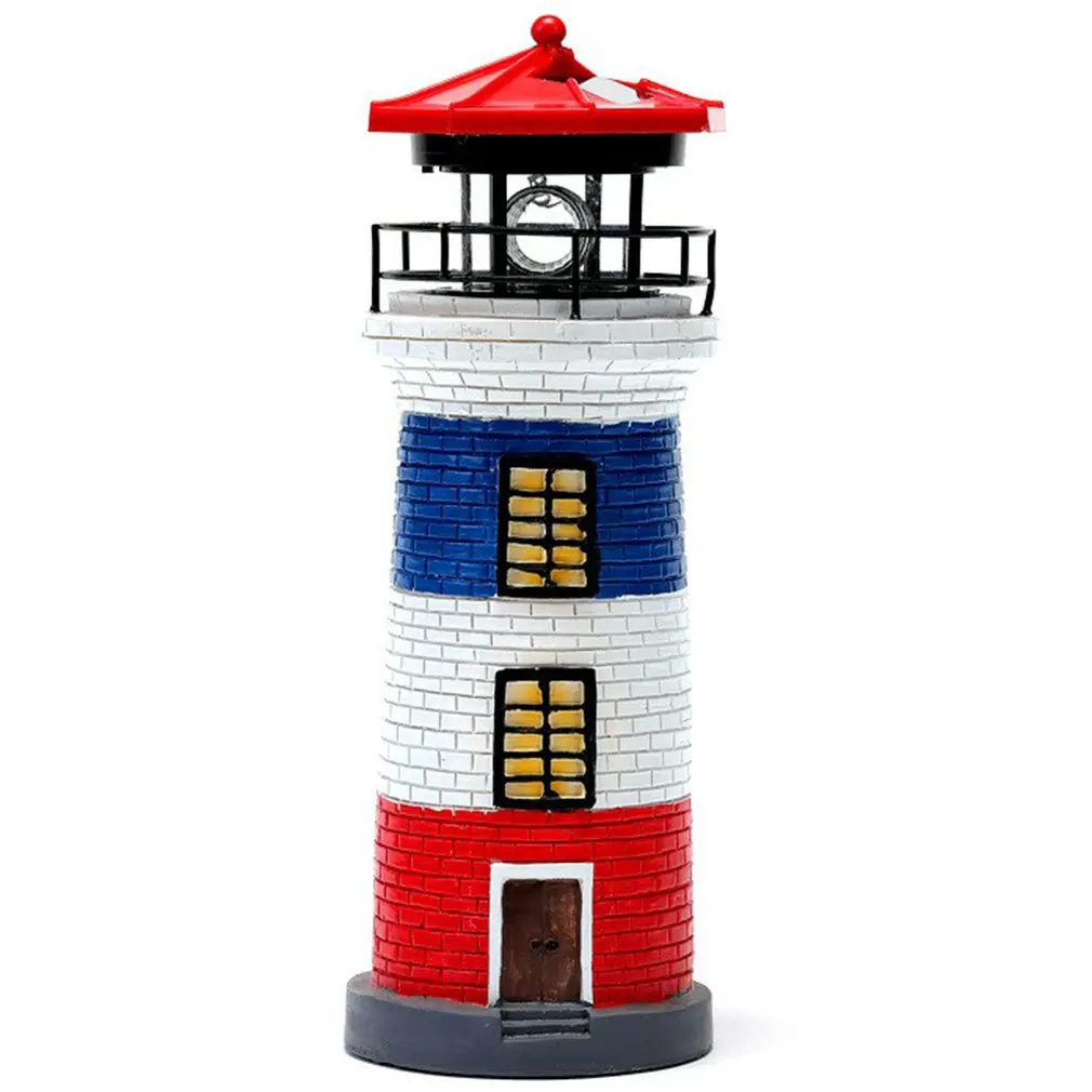 

Solar Lighthouse Easy To Install Rotating Lighthouse Light Craft Ornament Garden Yard For Home Lighthouse Solar Garden