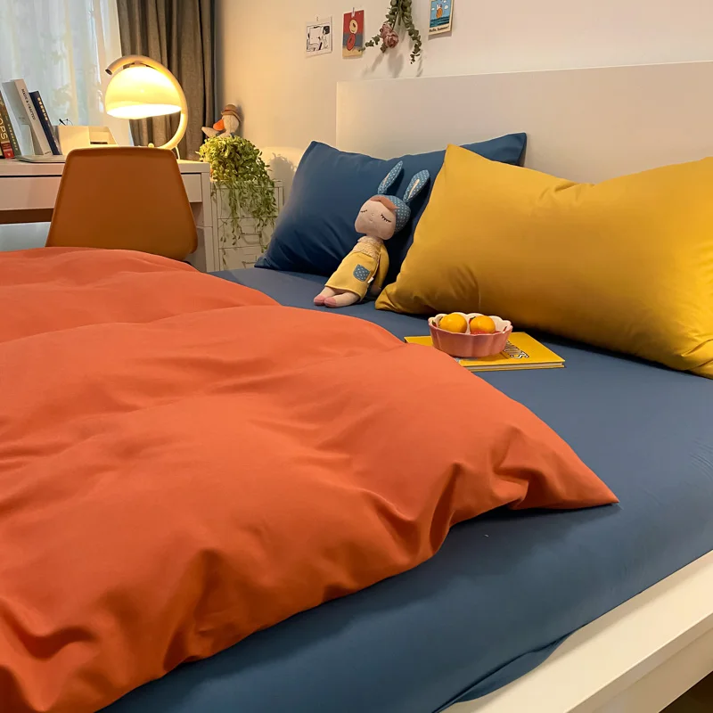 

Bedding Set 2 Bedrooms Sheet Duvet Cover Linens Bedspread Euro Nordic 150 2 People 220x240 135x200 Queen Size Pillowcases
